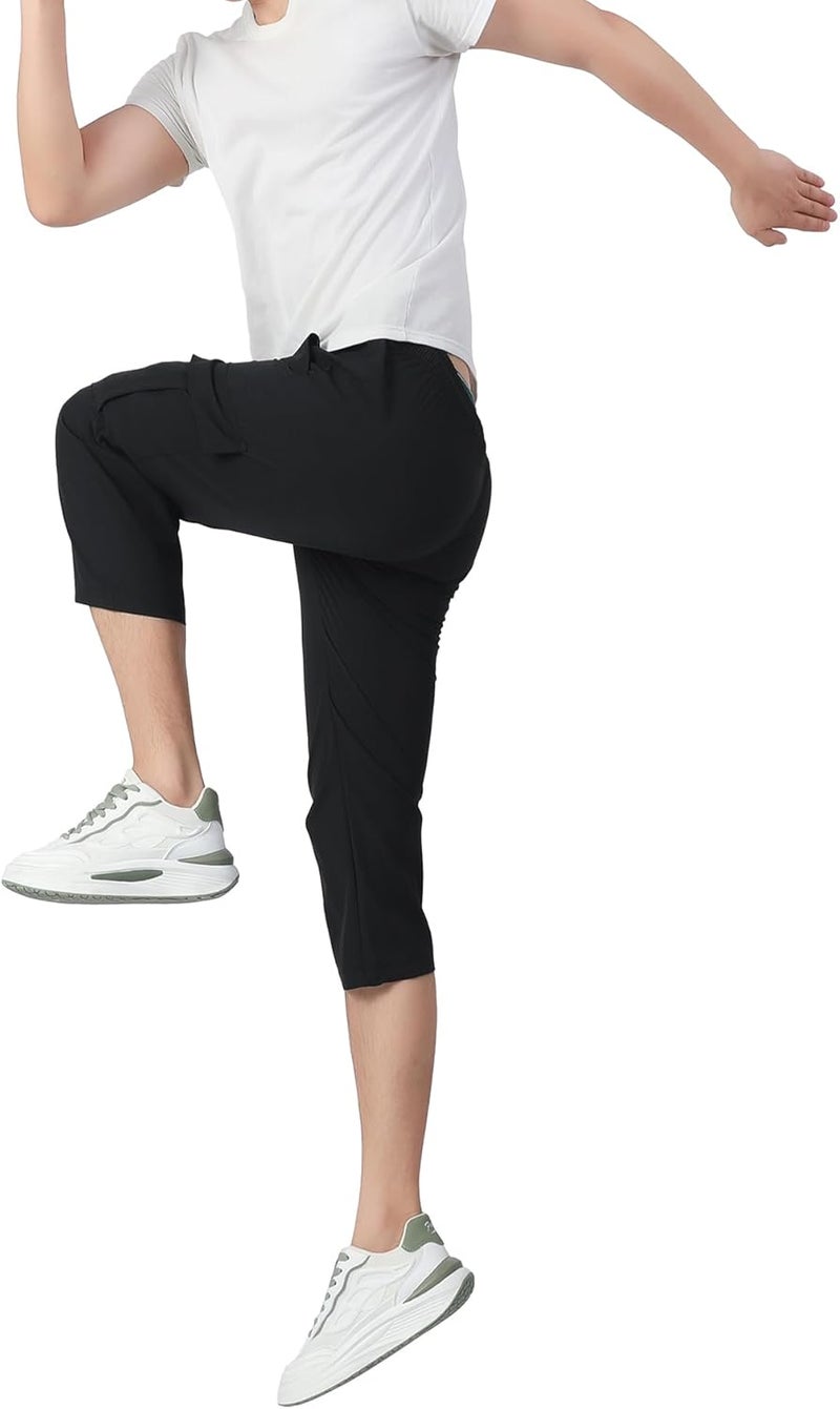 WaltZon Boys Cargo Capris Youth Quick Dry Lightweight Pull-On Hiking Shorts for Sports Outdoor - Image 5